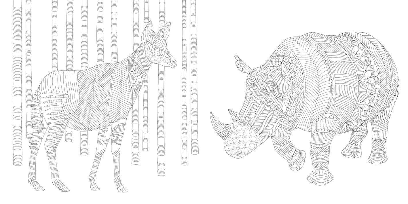 Millie Marotta's Brilliant Beasts Coloring Book