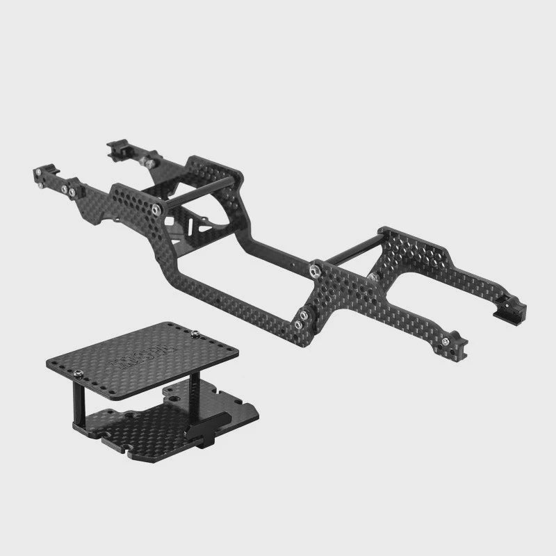 4M-89-103 INJORA Universal LCG Chassis Kit for 1/18 TRX4M Upgrade (Carbon Fiber)