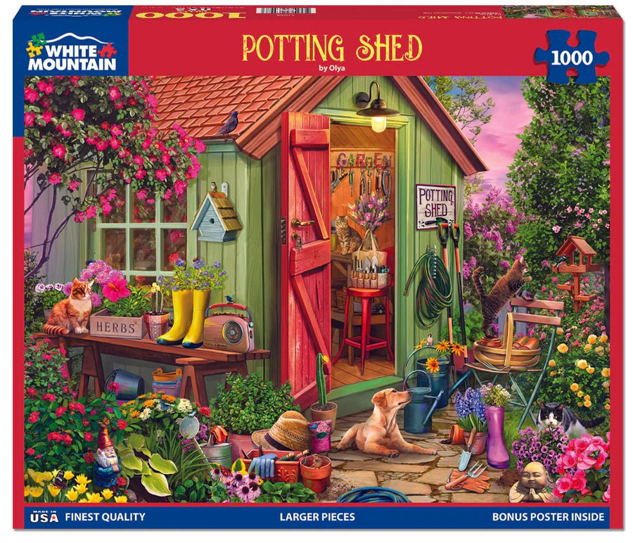 Potting Shed (2064pz) - 1000 Piece Jigsaw Puzzle