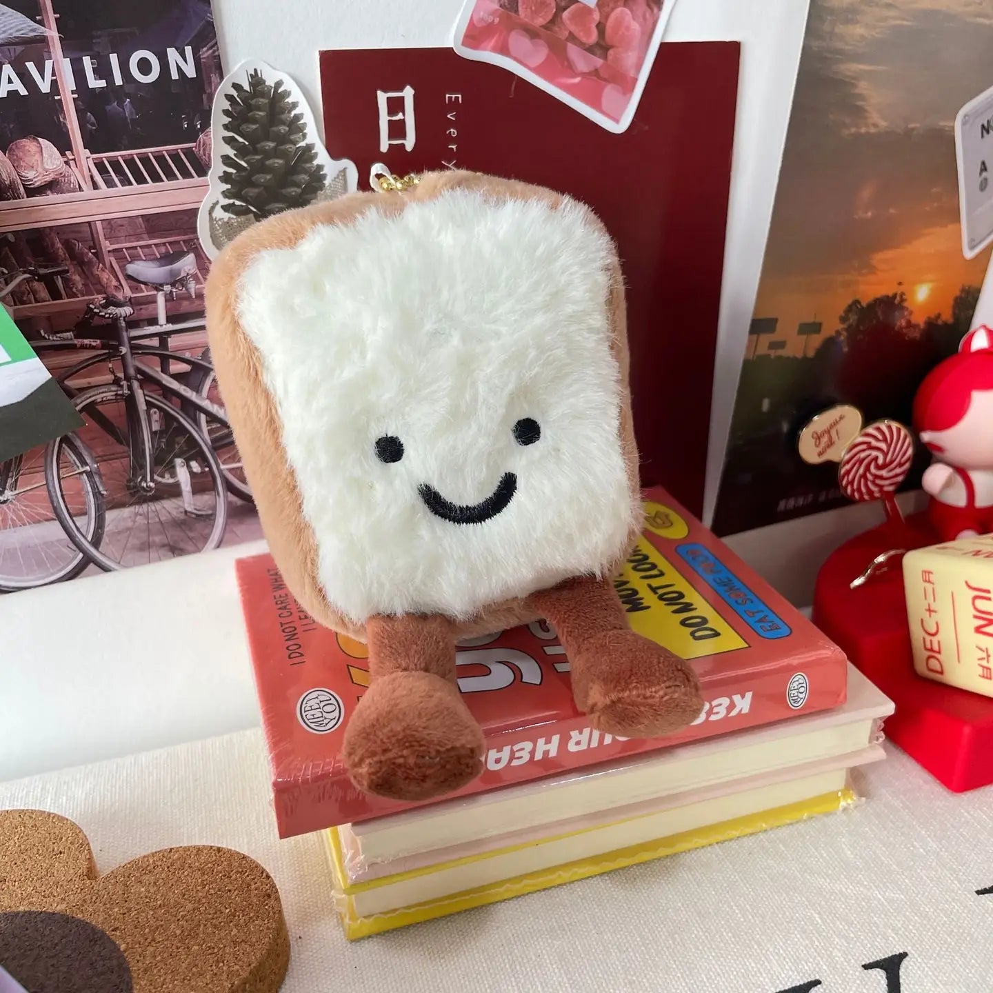 Jellycat Style Plush Keychain