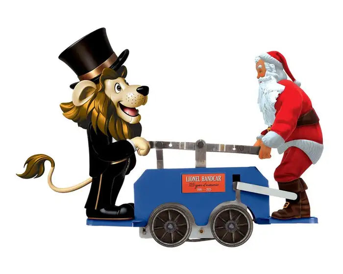 Lionel Lenny/Santa Handcar - Blue