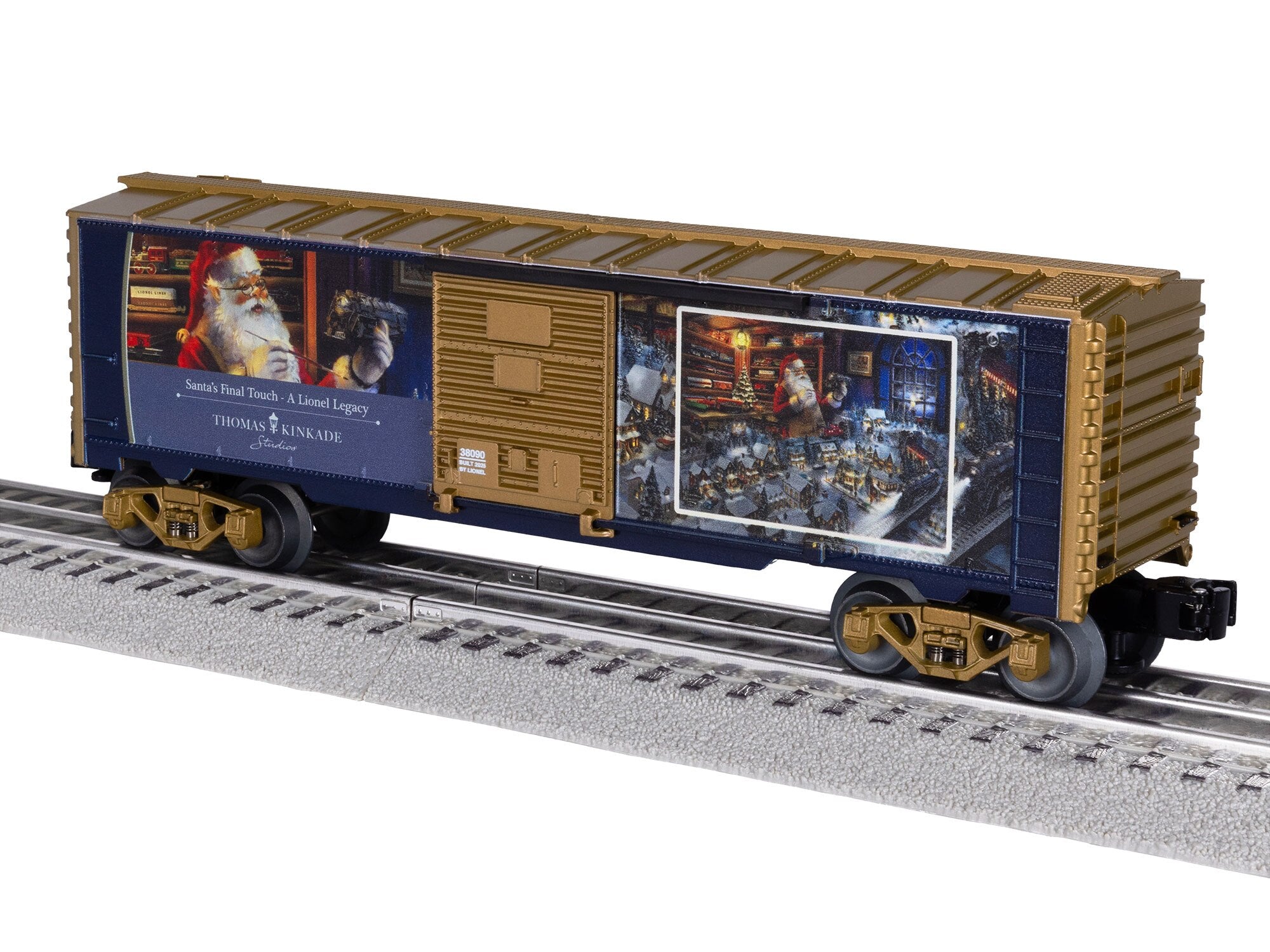 2538090 "Santa's Final Touch" - A Lionel Legacy Boxcar