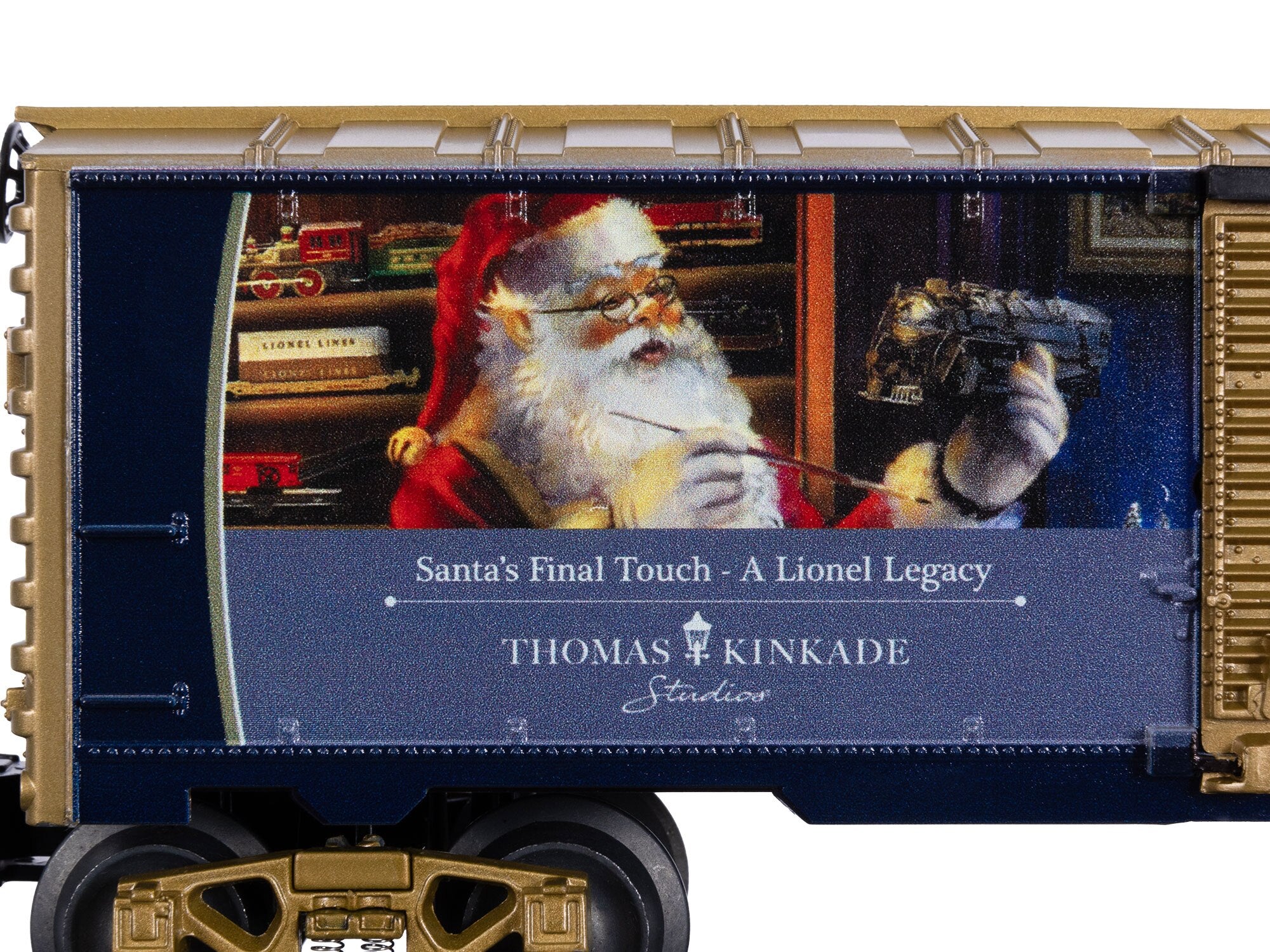 2538090 "Santa's Final Touch" - A Lionel Legacy Boxcar