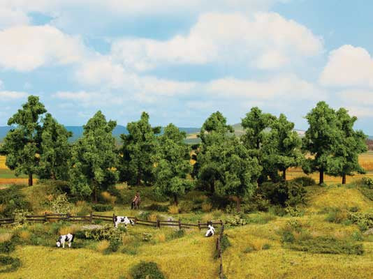 Deciduous Trees -- 5-1/2 to 7-1/16" 14 to 18 cm Tall pkg(6)