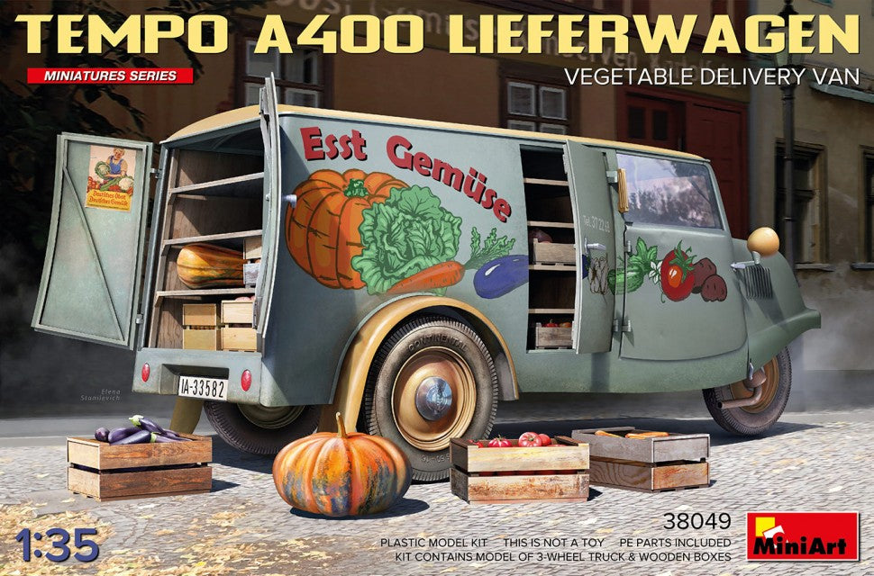 1/35 German Tempo A400 Lieferwagen Vegetable Delivery Van - MNA-38049