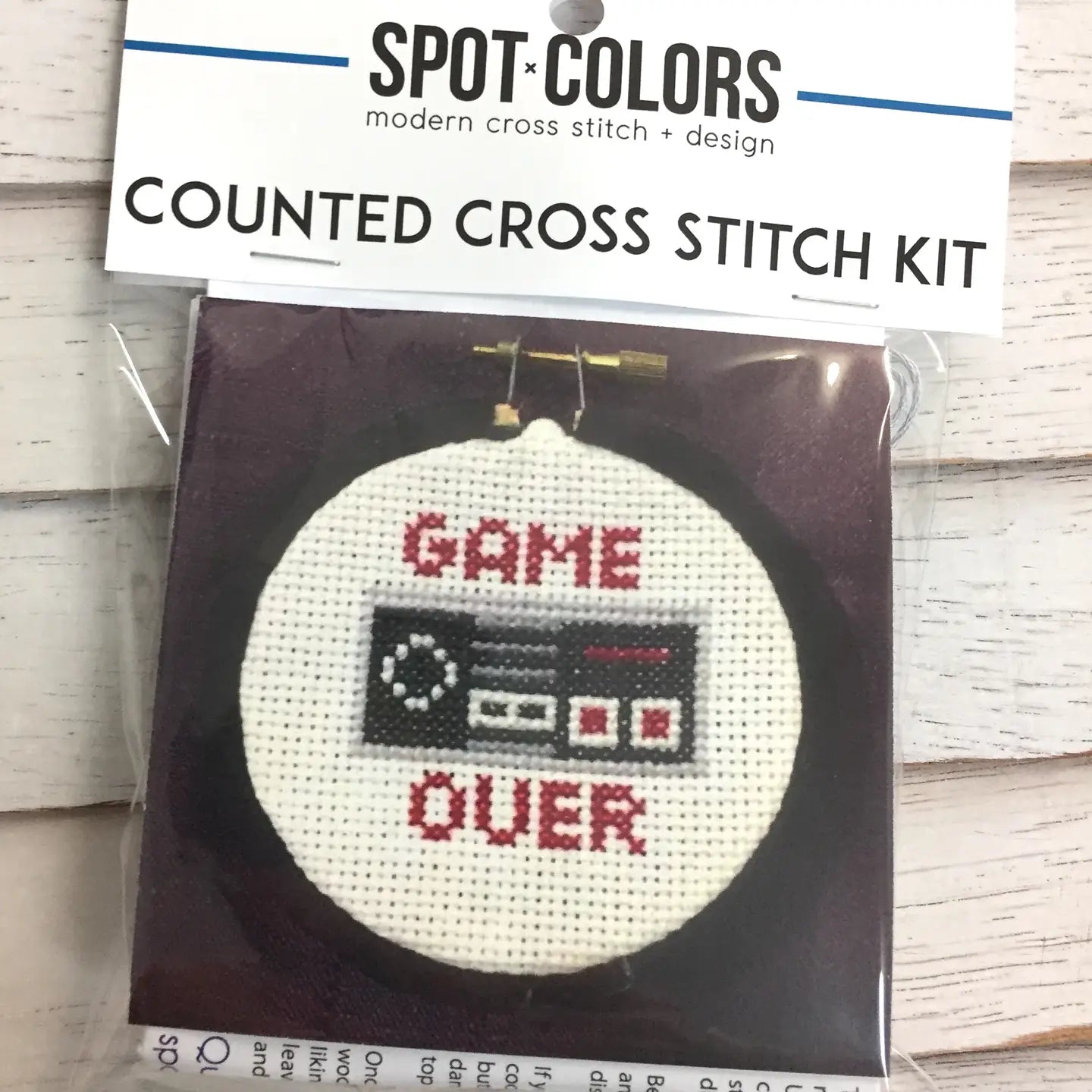 Game Over Cross Stitch Kit