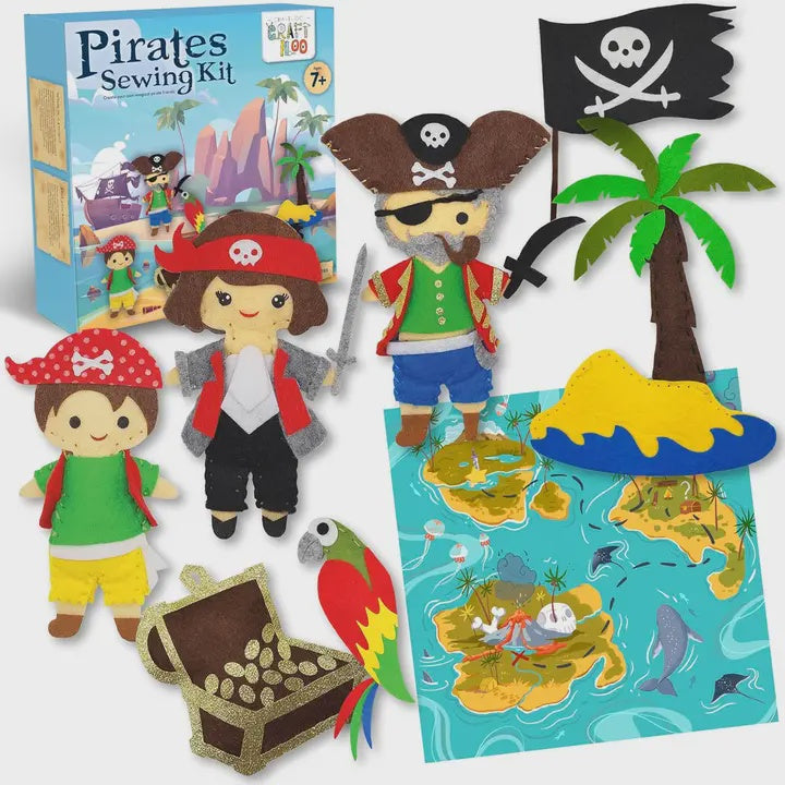 Pirates Fun Kids Sewing Kit For Kids