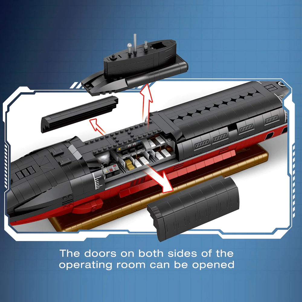 1/250 Shark: Project 941 Submarine (2895 PCS)