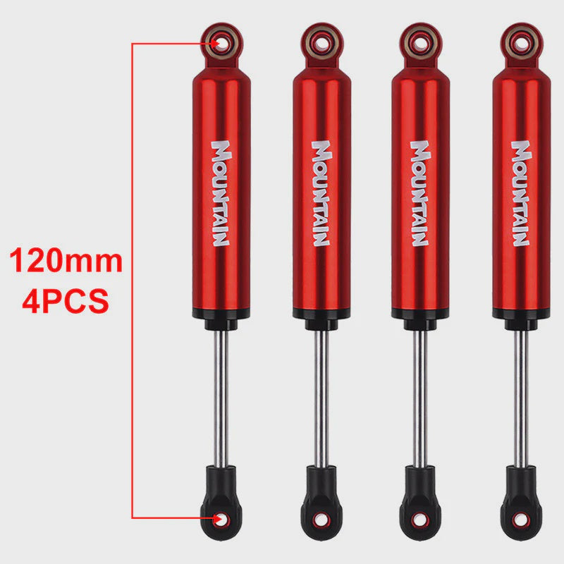 CRAW18263_120RD_4 INJORA 2/4pcs Built-in Spring 90-120mm Shock Absorber Damper for 1/10 RC Crawler