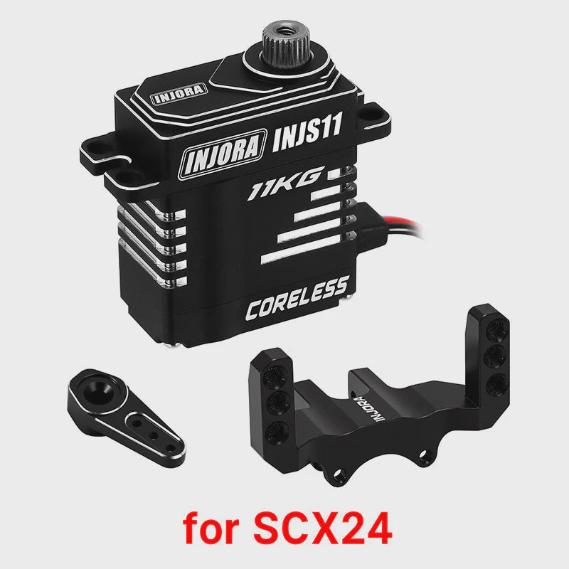 INJS11-24BK INJORA 11KG Coreless High Torque Micro Servo for 1/24 SCX24 AX24 (INJS11)