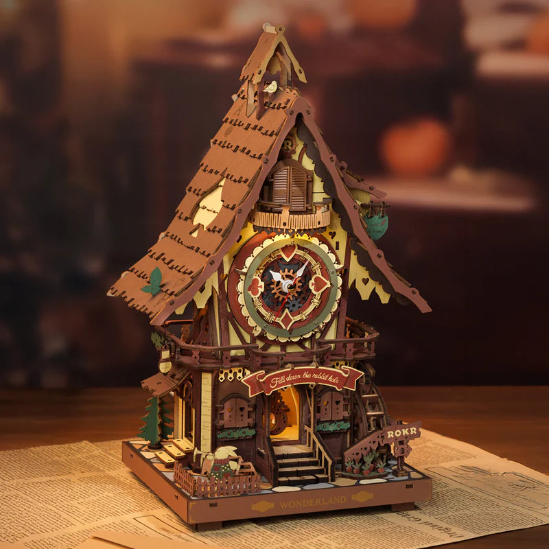 ROKR Cuckoo Clock Mechanical 3D Wooden Puzzle LC901C
