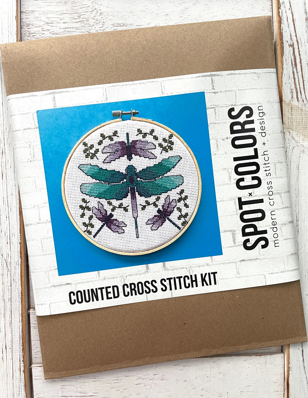 Dragonflies Counted Cross Stitch Diy Kit