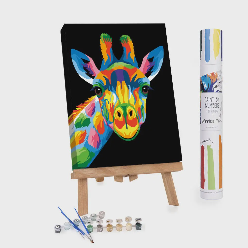 Colorful Giraffe - Pop Art Wall Decor - Graduation Gifts 26