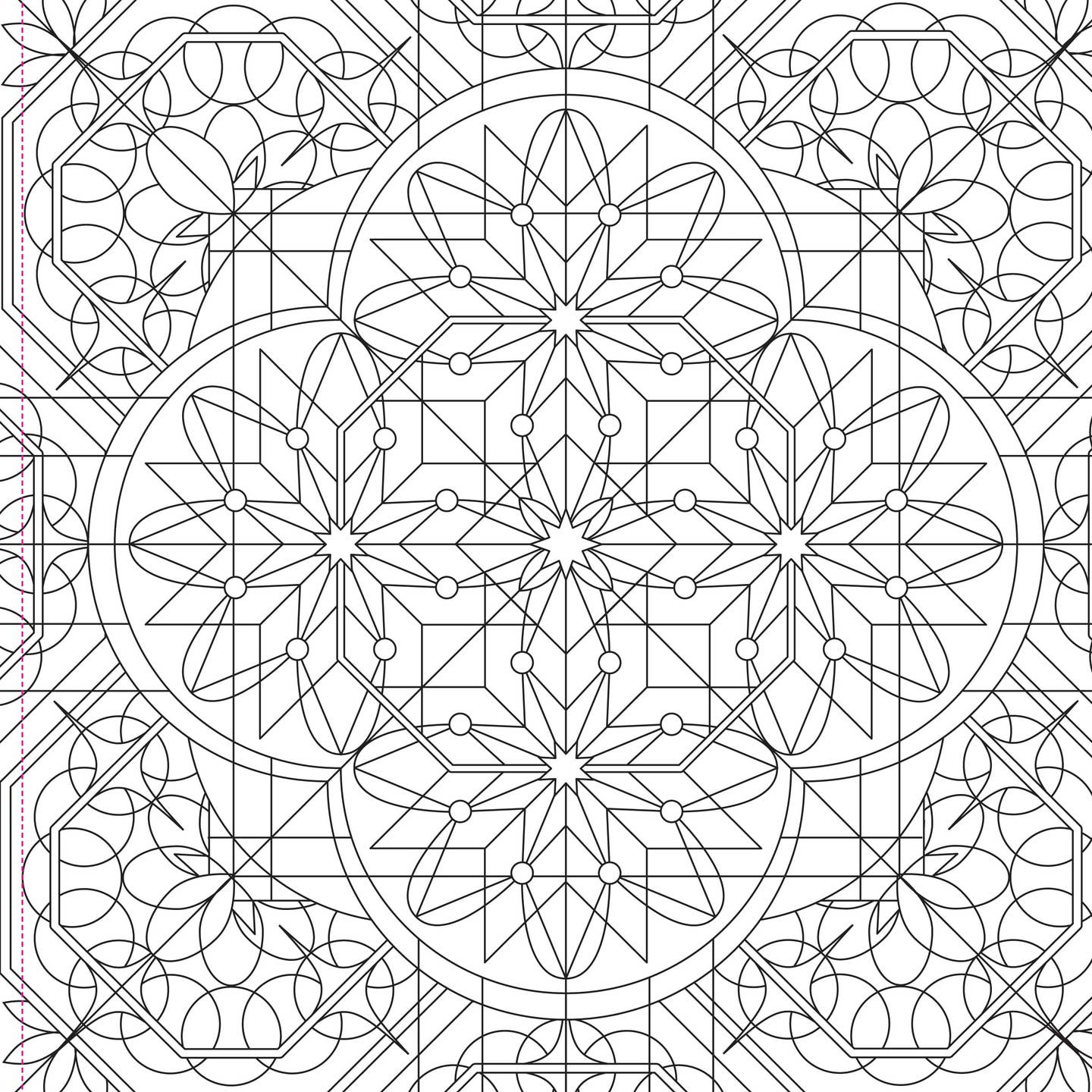 Kaleidoscope Designs Artist's Coloring Book