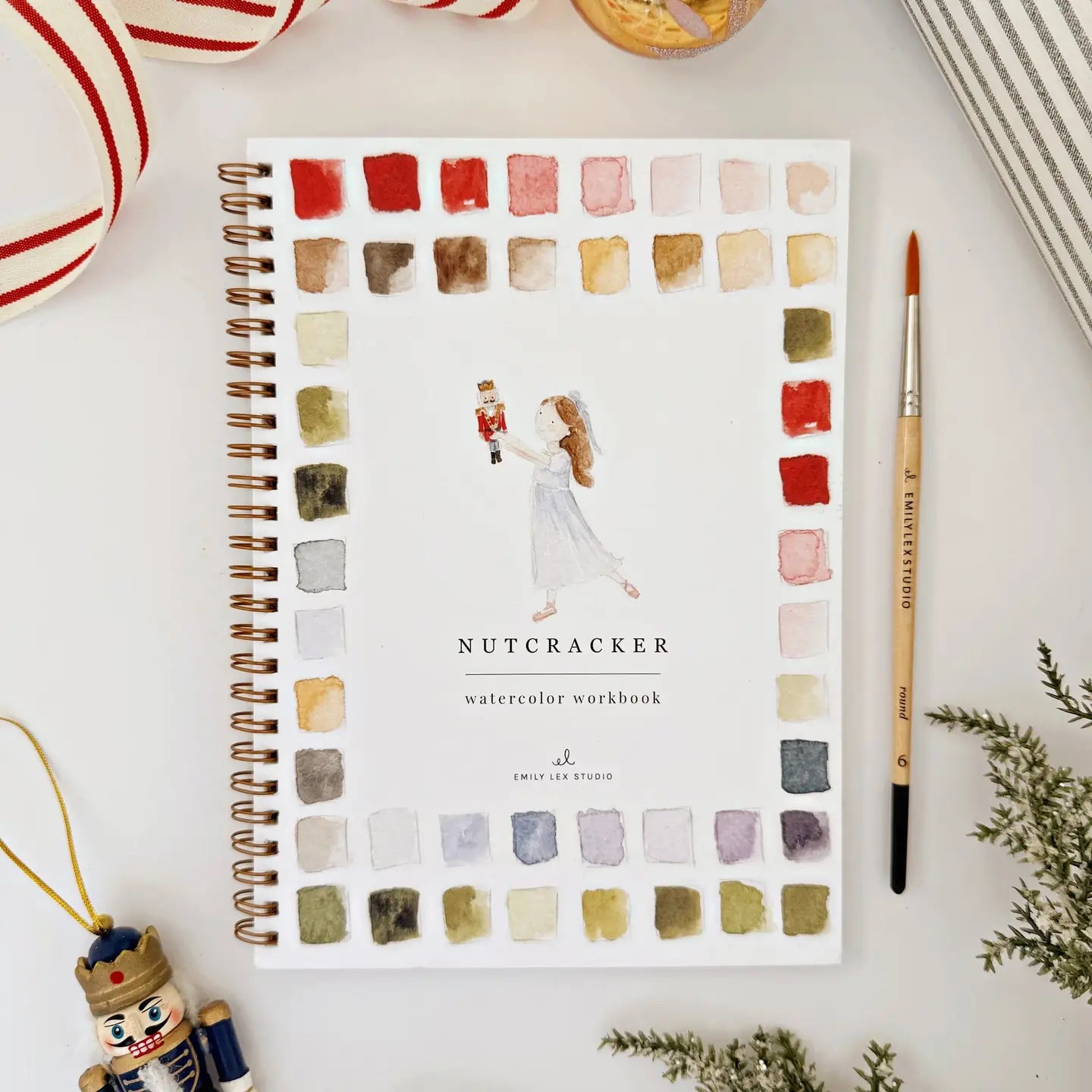 WW-NUTCRACKER Nutcracker Watercolor Workbook