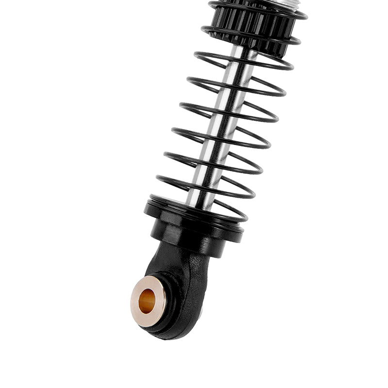 INJORA 59mm Long Threaded Oil Shocks for 1/18 Redcat Ascent18 - 4pcs black