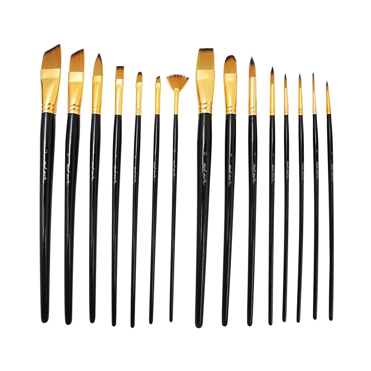 BMSS0100 Studio Brush Set in Easel Wallet 15pce