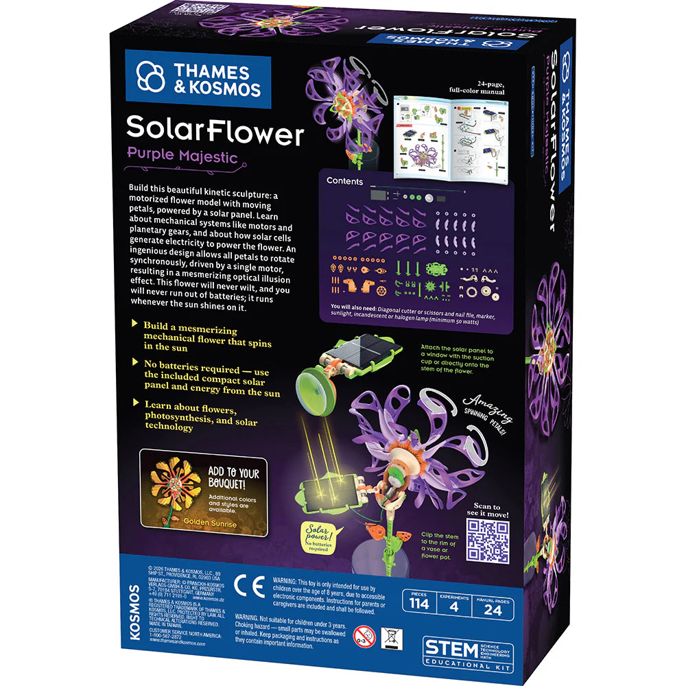 SolarFlower - Purple Majestic