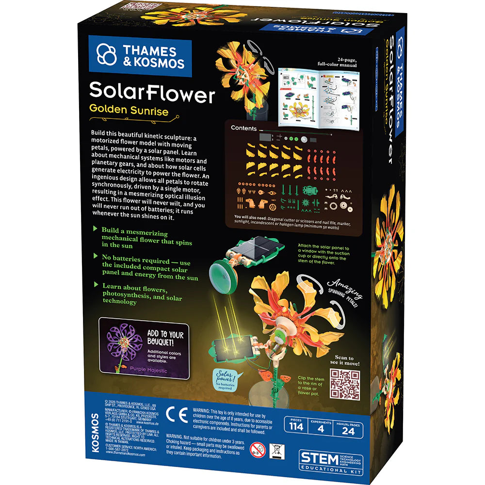 SolarFlower - Golden Sunrise