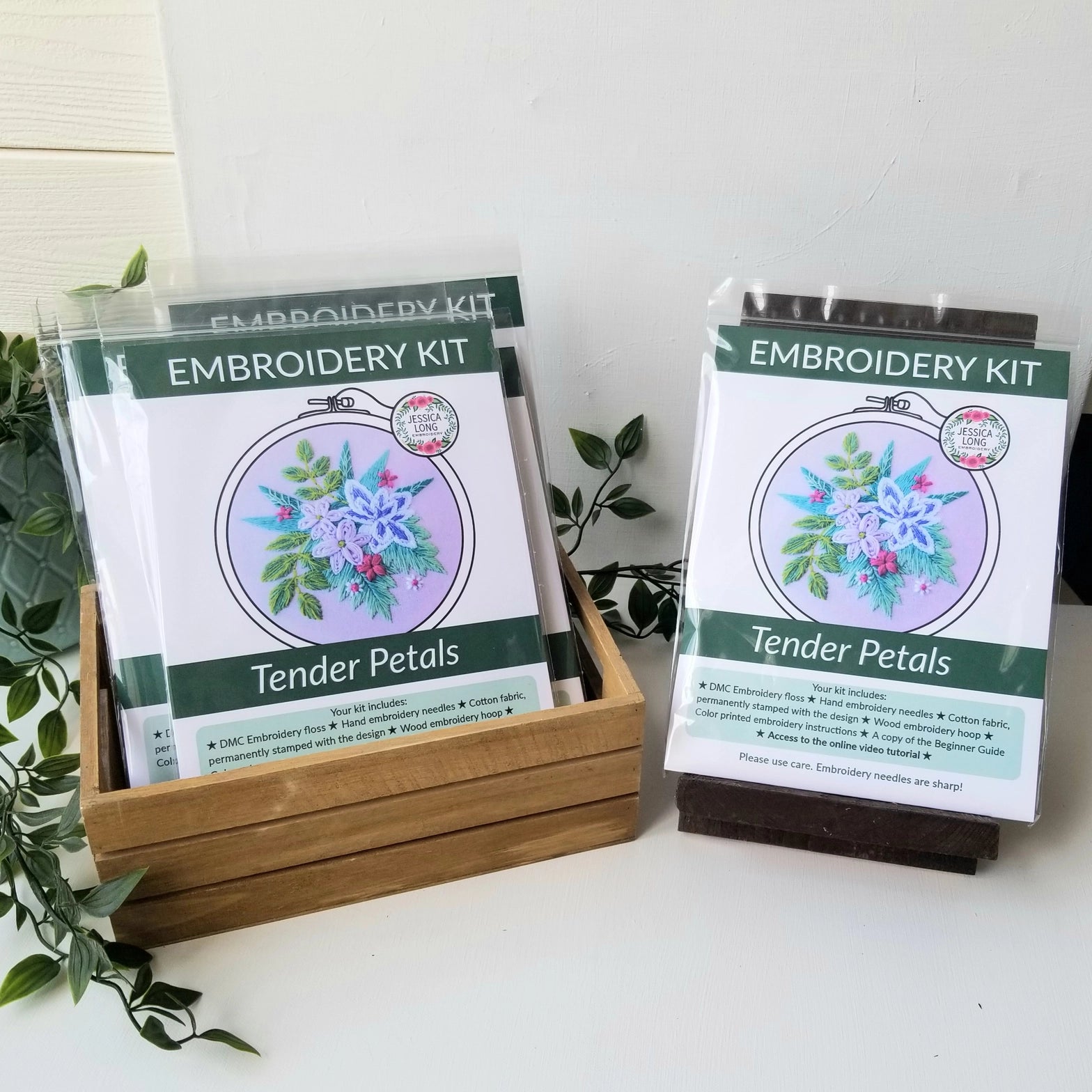 Tender Petals Beginner Embroidery Kit