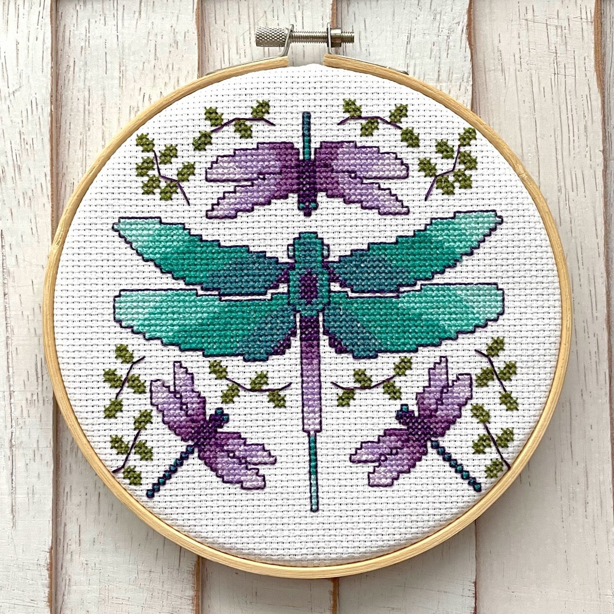 Dragonflies Counted Cross Stitch Diy Kit