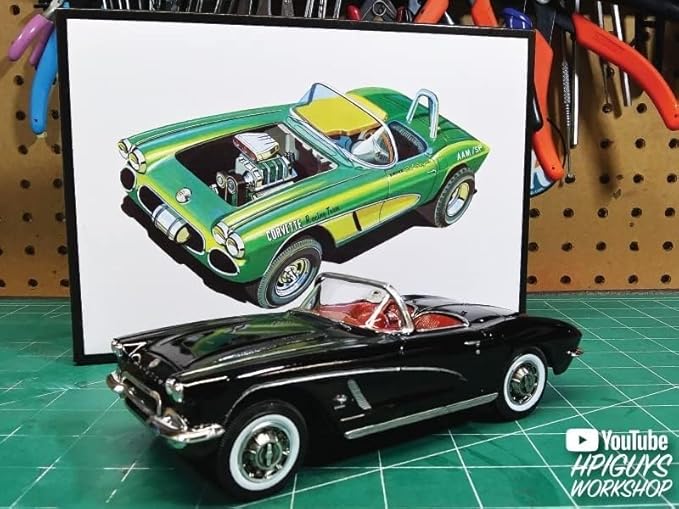AMT 1/25 1962 Chevrolet Corvette 3 in 1 Plastic Model AMT1318