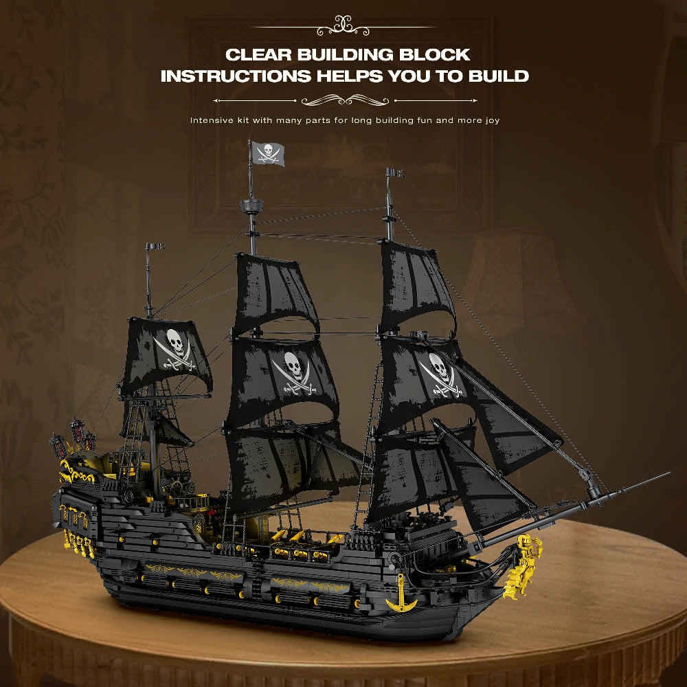 The Black Pearl Ship Model (4708 PCS)