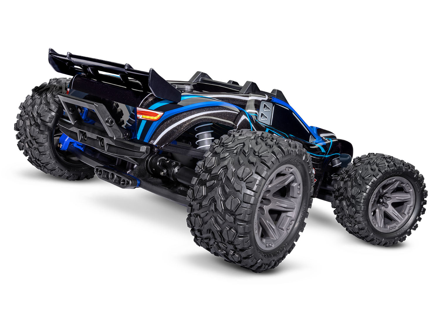67164-4-BLUE RUSTLER 4X4 BL-2S Brushless: 1/10 Scale 4WD Stadium Truck