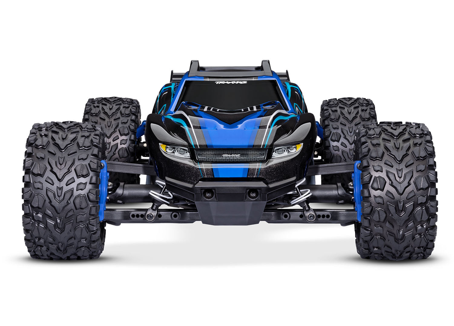 67164-4-BLUE RUSTLER 4X4 BL-2S Brushless: 1/10 Scale 4WD Stadium Truck