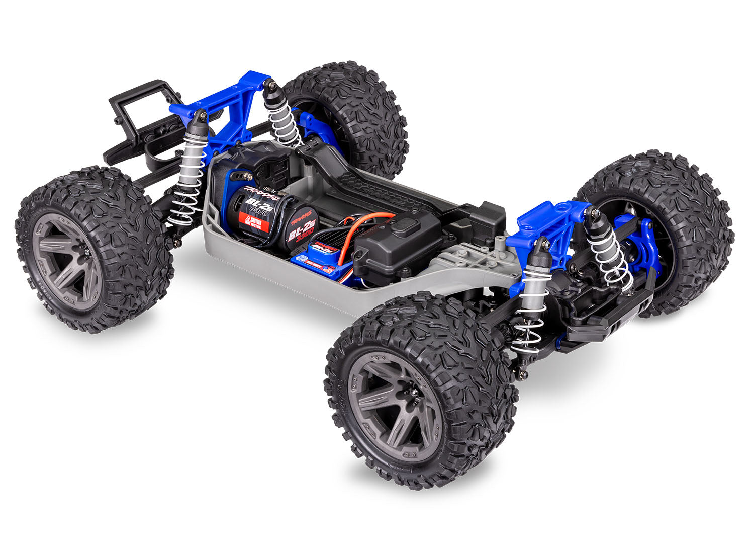 67164-4-RED RUSTLER 4X4 BL-2S Brushless: 1/10 Scale 4WD Stadium Truck