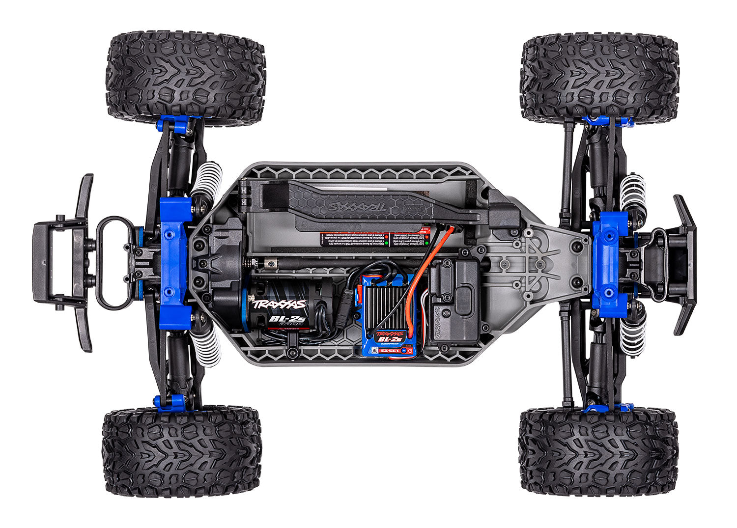 67164-4-RED RUSTLER 4X4 BL-2S Brushless: 1/10 Scale 4WD Stadium Truck
