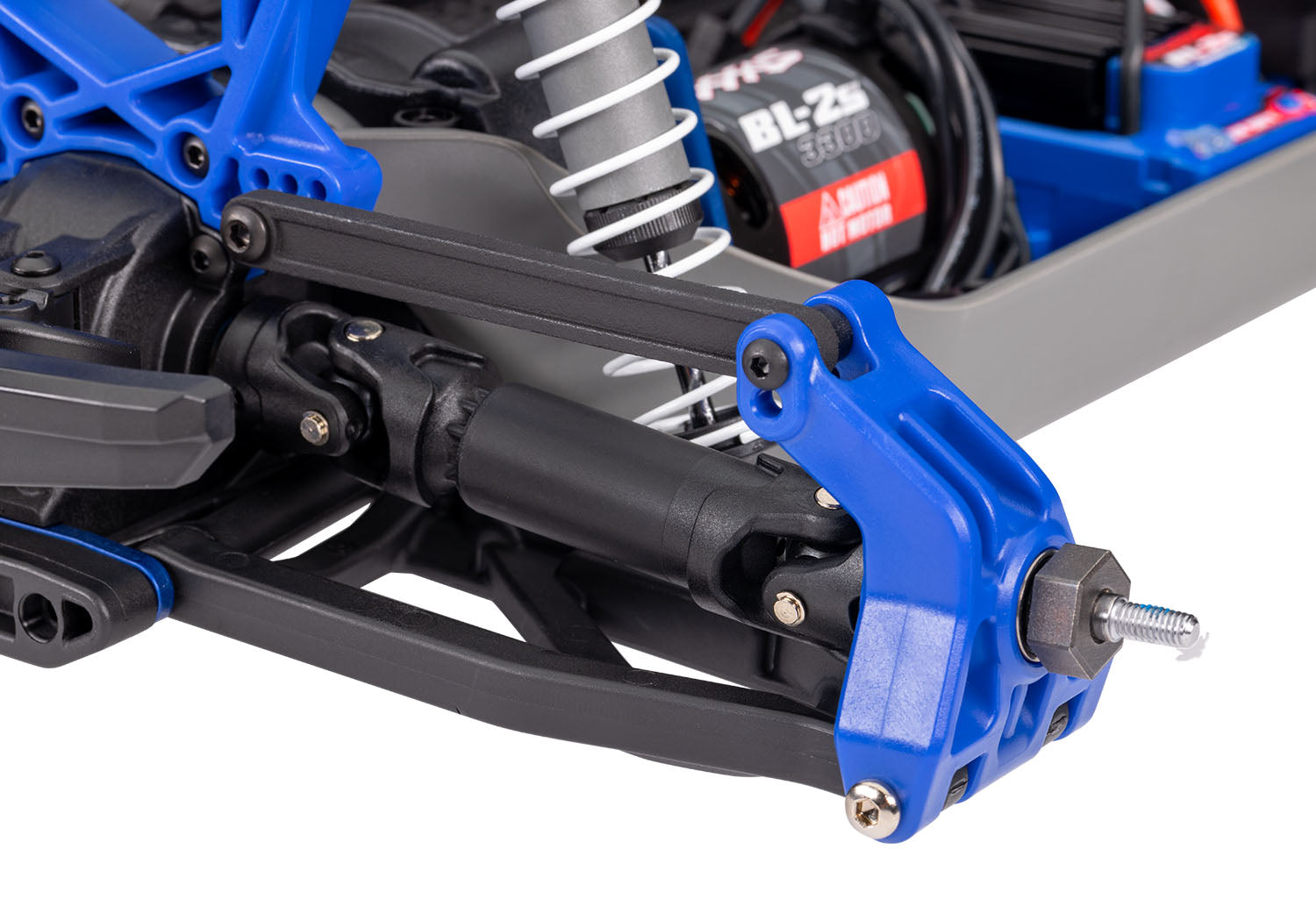 67164-4-BLUE RUSTLER 4X4 BL-2S Brushless: 1/10 Scale 4WD Stadium Truck