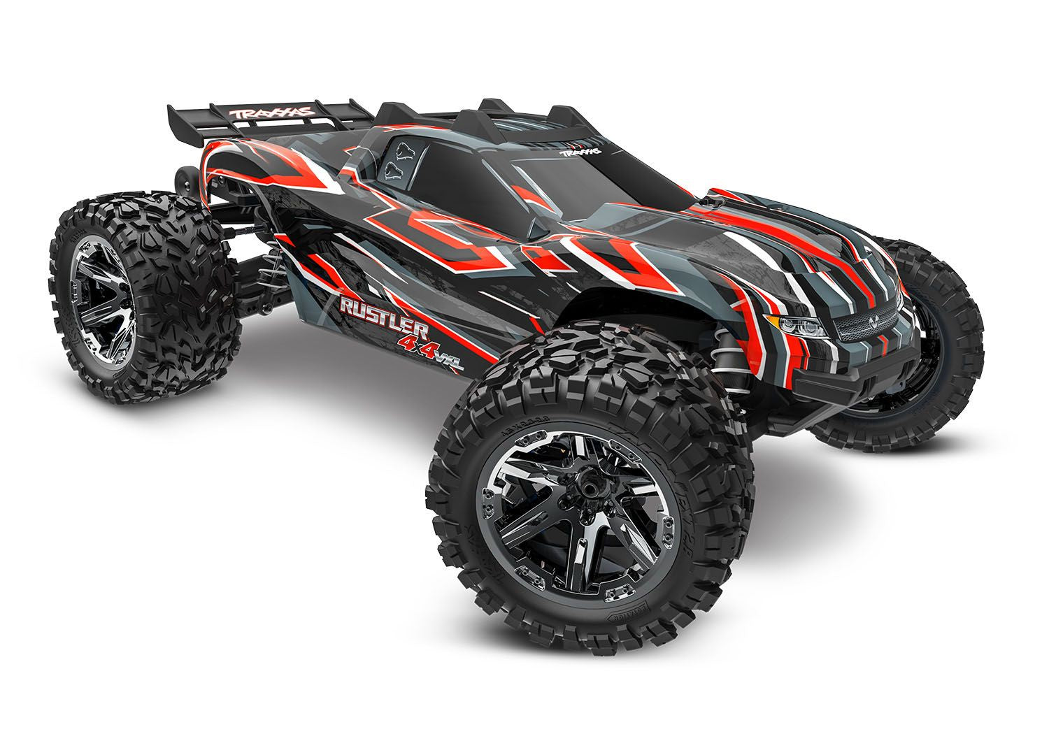 67376-4-RED RUSTLER VXL 4X4 BRUSHLESS HD