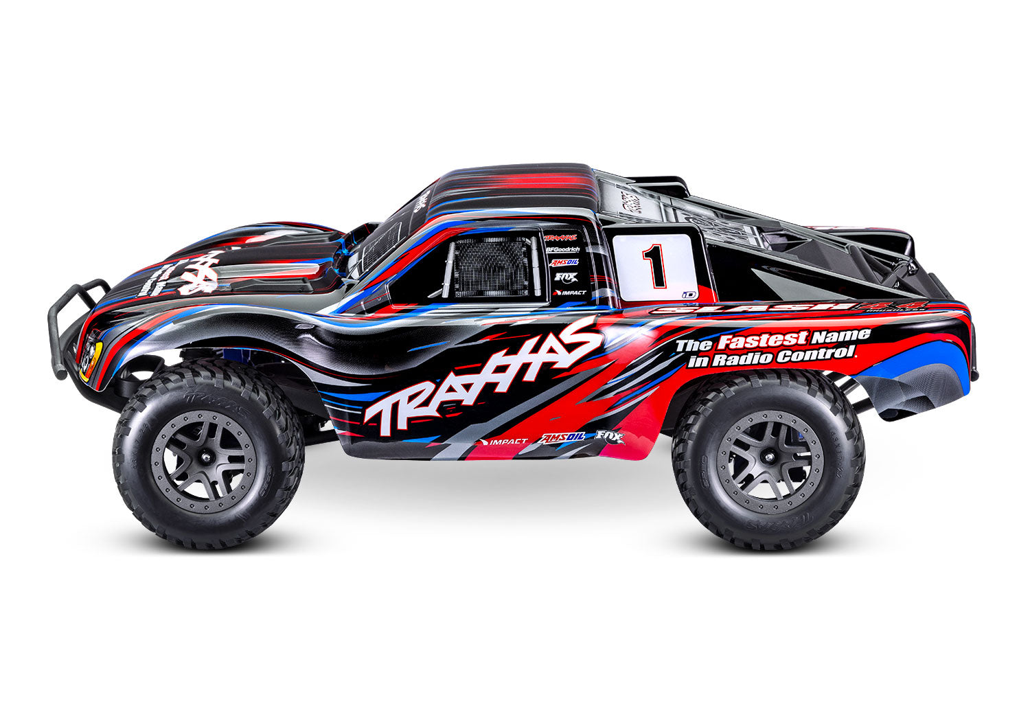 68154-4-RED SLASH 4X4 BL-2S Brushless: 1/10 Scale 4WD Short Course Truck