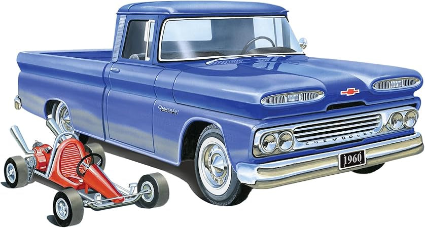 AMT1063M	1/25 1960 Chevy Fleetside Pickup w/Go Kart