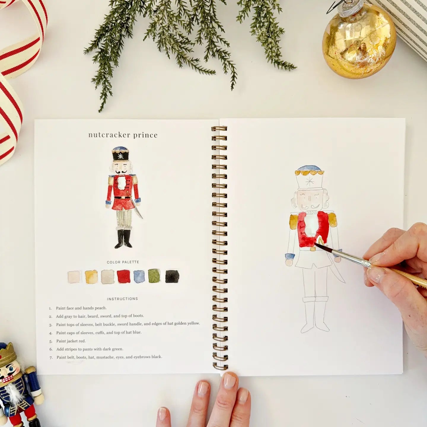 WW-NUTCRACKER Nutcracker Watercolor Workbook
