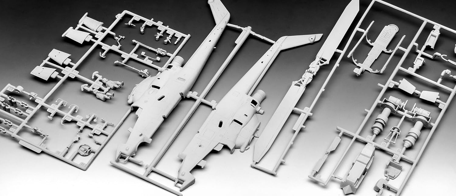 RVL-5640 1/48 AH1F Cobra Helicopter Flying Bulls 25th Anniversary w/ Paint & Glue