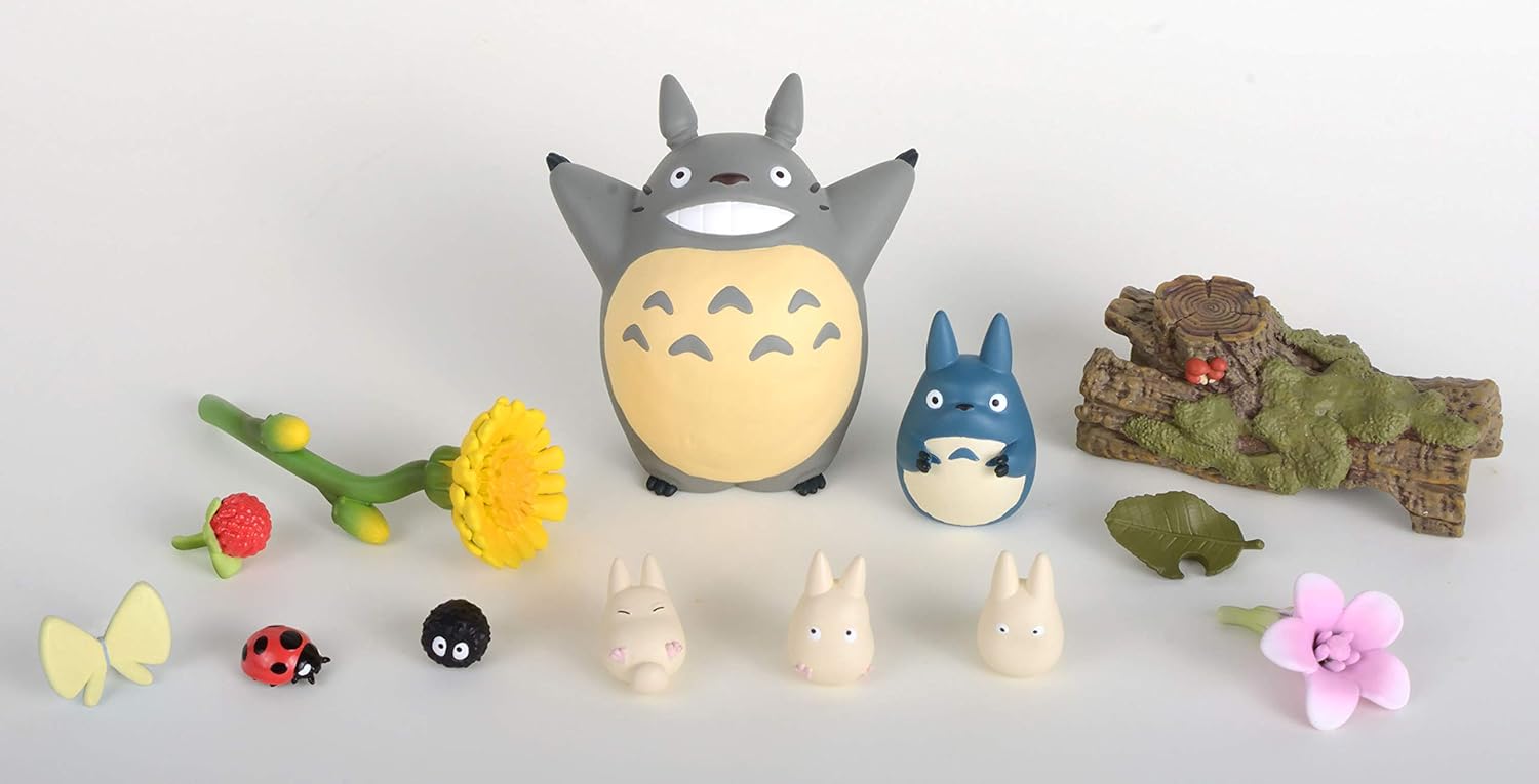 BLFENS47261 My Neighbor Totoro Flowers Nosechara Stack Figure Set
