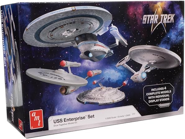 AMT1485	1:2500 Star Trek U.S.S. Enterprise Four Ship Set