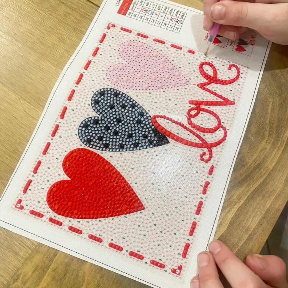 Hearts Diamond Art Kit