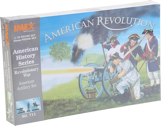 711 1/32 American Artillery Rev War 54mm