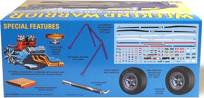 MPC-1019 1/25 1976 Dodge Dart Sport Weekend Warrior Car