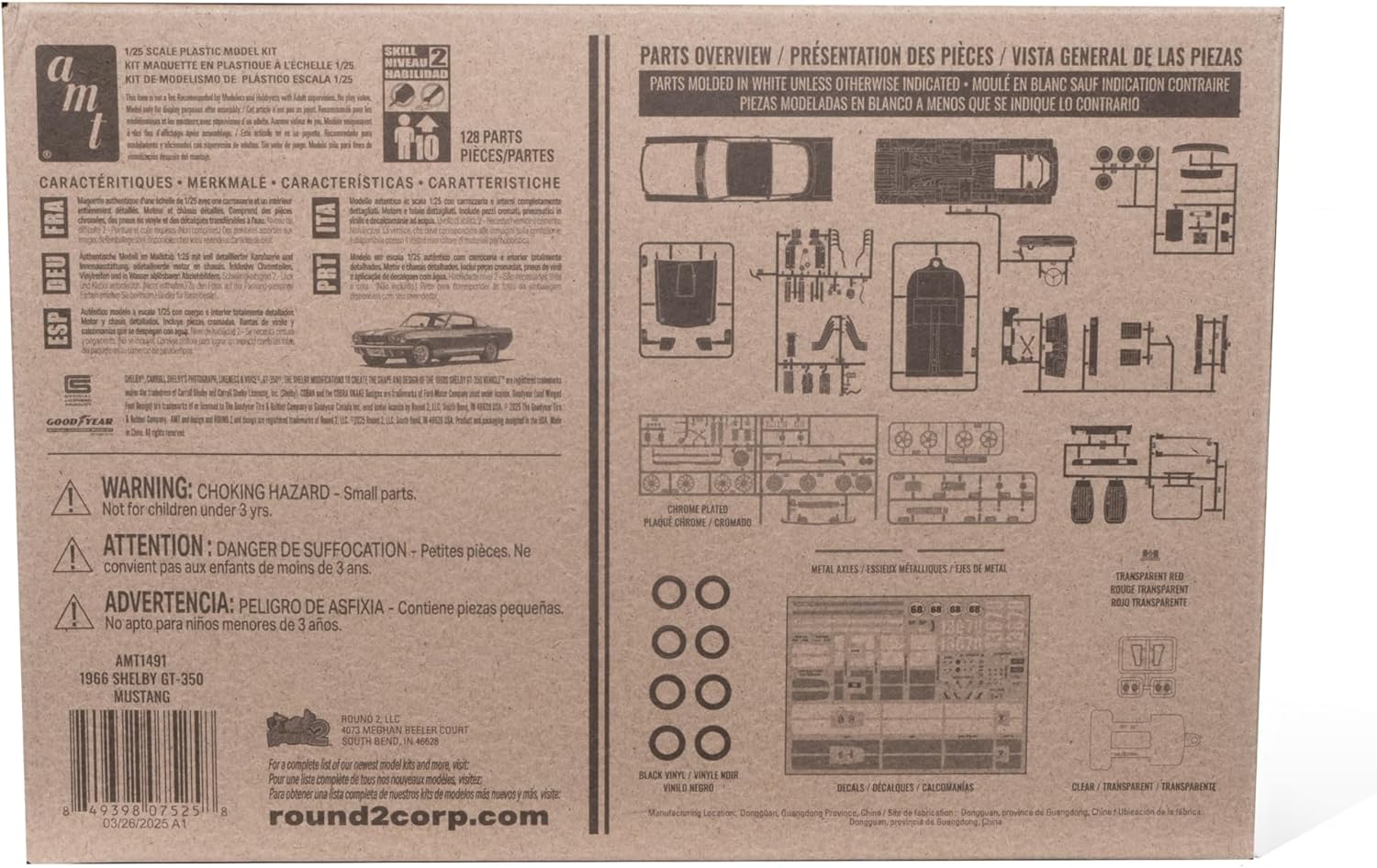 AMT 1966 Mustang GT-350 1:25 Scale Model Kit