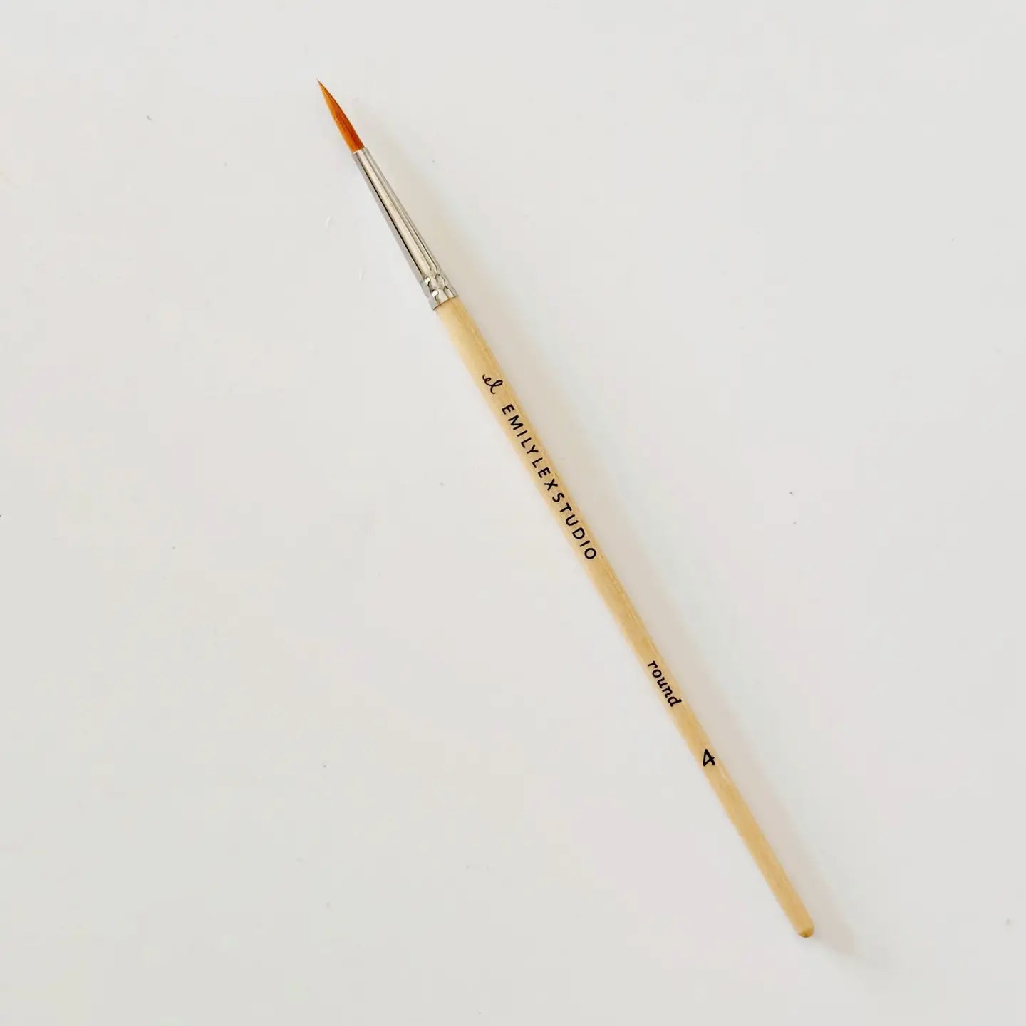 PB-SET-FIVE-WOOD Watercolor Paintbrush Set of Five Wood Brushes