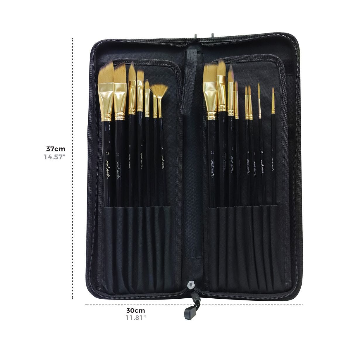 BMSS0100 Studio Brush Set in Easel Wallet 15pce