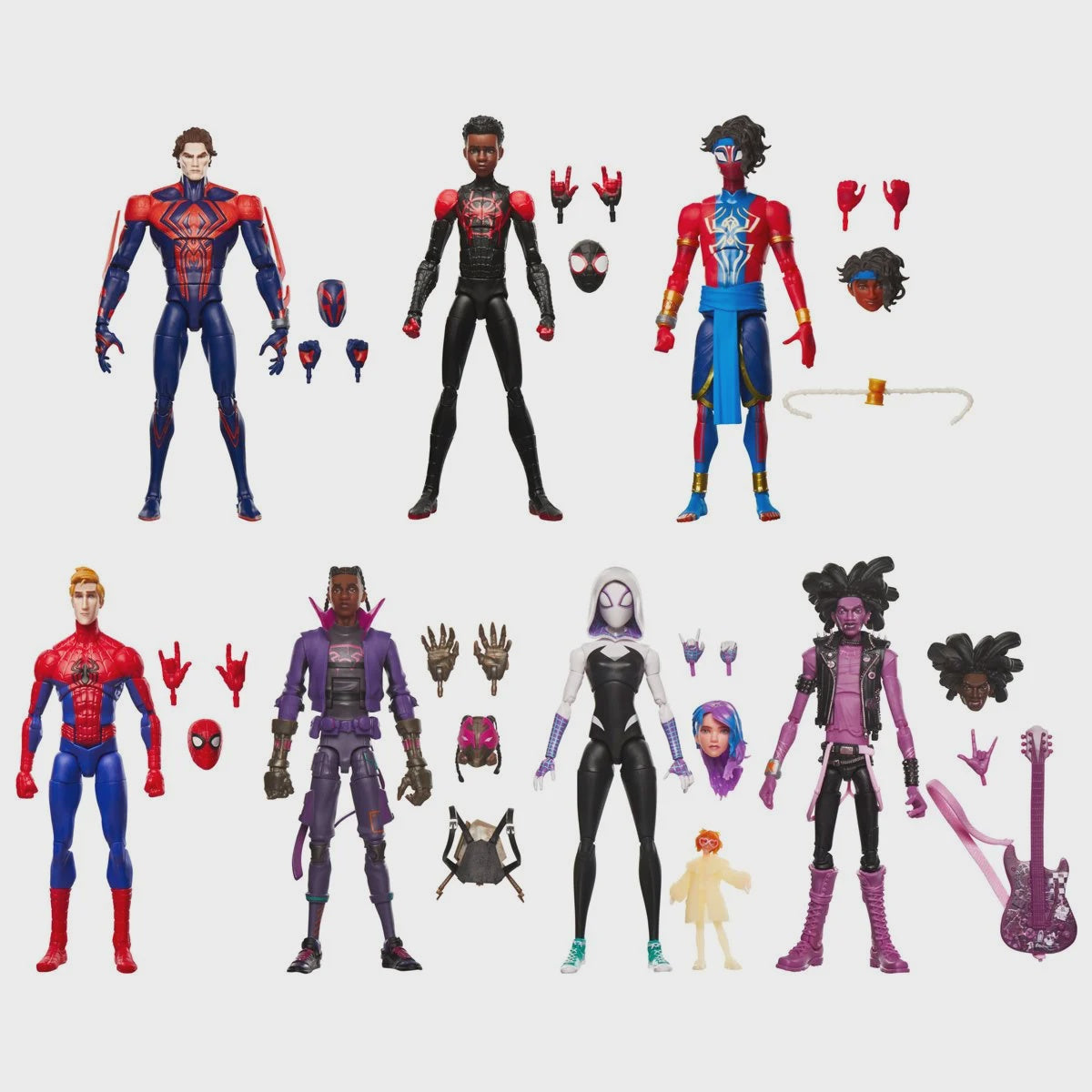 Spider-Man Across The Spider-Verse Marvel Legends 6-Inch Action Figures Wave 2