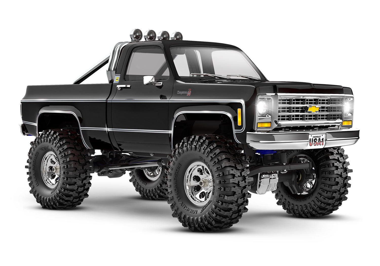 97064-1-BLK TRX-4M Chevrolet K10 High Trail Edition