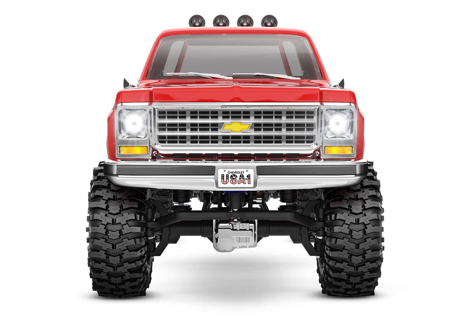 97064-1-RED TRX-4M Chevrolet K10 High Trail Edition RED