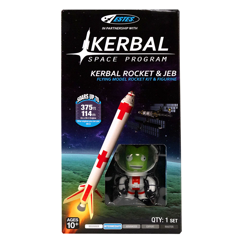 EST9726  Kerbal & Jeb Model Rocket Kit (19.3"/49cm)