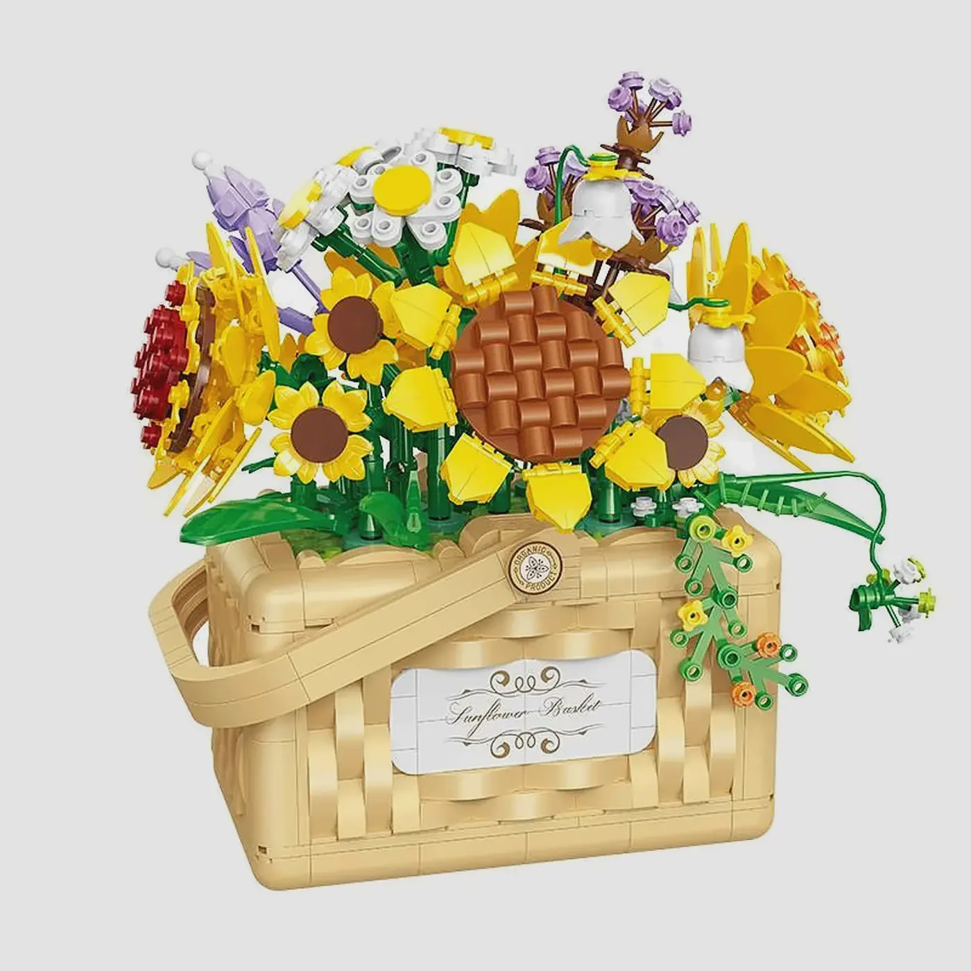 BLY23264 SUNFLOWER BASKET (1295 PCS)